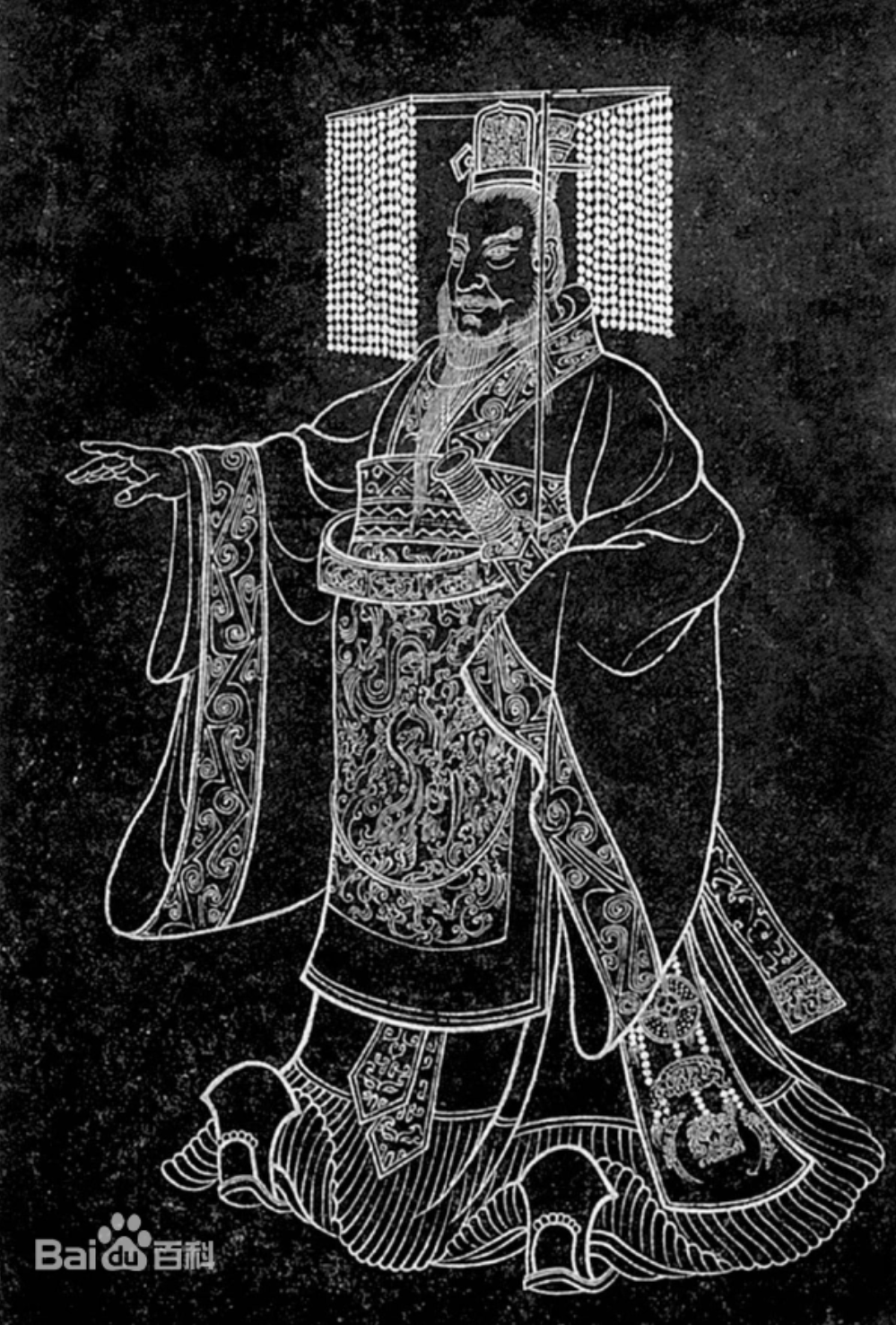 秦始皇画像